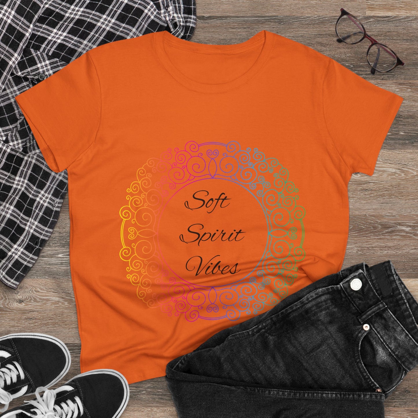 Soft Spirit Vibes Women's Cotton Tee