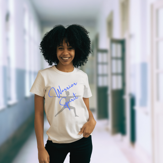 Warrior Spirit Women's Softstyle Tee - Empowering Graphic Shirt for Every Occasion