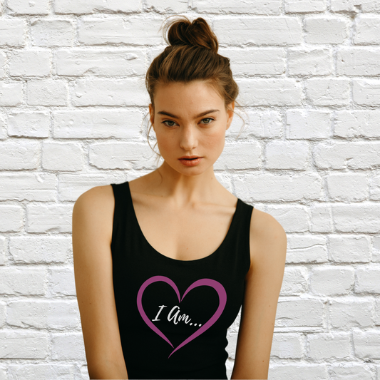 I Am... Women's Ideal Racerback Tank Top - Empowering Workout Apparel
